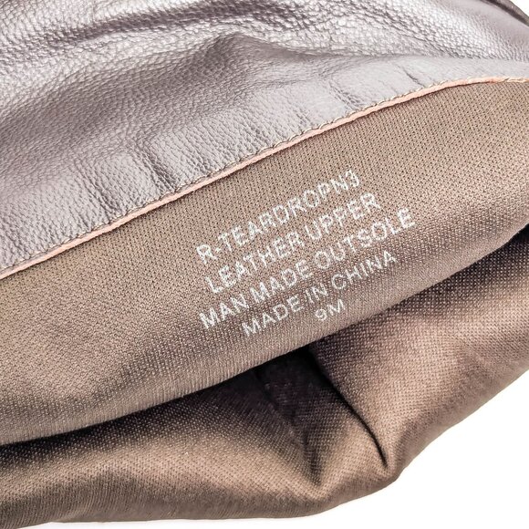 Nine West Teardrop Dark Brown Leather Vintage 90s Slip-on Tall Boots sz 9 - Picture 8 of 8